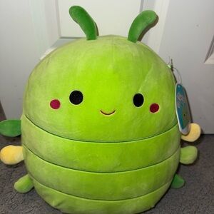 Squishmallows Lime Green Cortez Caterpillar Plush